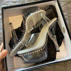 High platform heels
